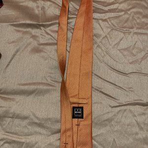 IKE BEHAR New York Red/Orange Wide Neck tie